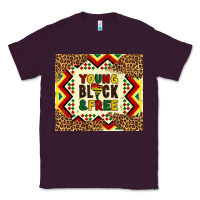 Plum young black and free Classic Tee - Artiststas