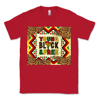 Red young black and free Classic Tee - Artiststas