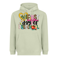 Matcha my first day of preschool Heavyweight Hoodie - NancyCooperArtShop