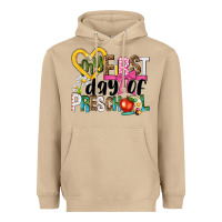 Mushroom my first day of preschool Heavyweight Hoodie - NancyCooperArtShop