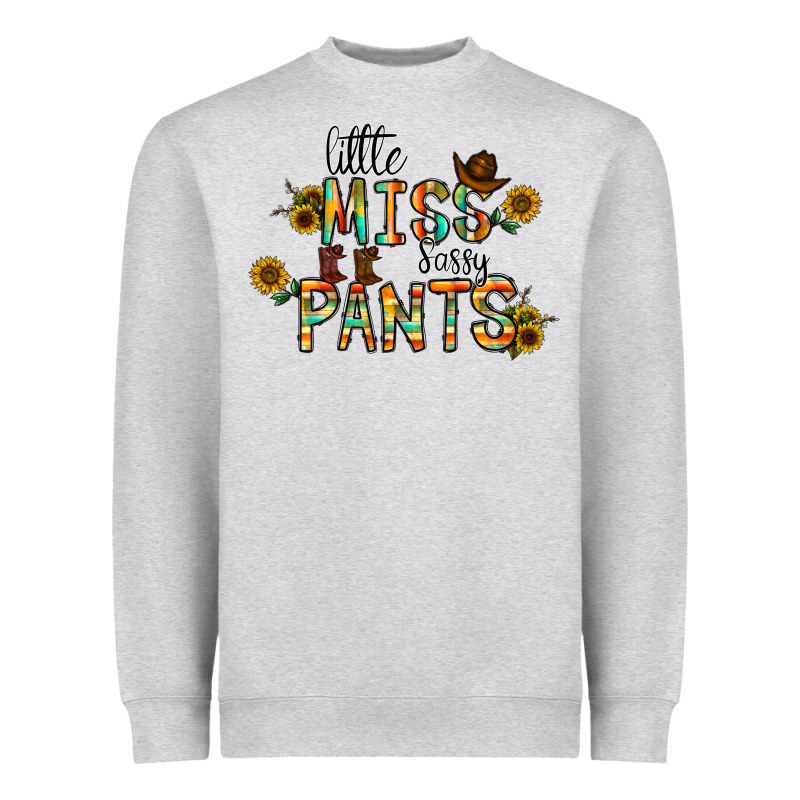 Little Mıss Sassy Pants Heavyweight Sweatshirt by CowhideDigitalArt | Teevron