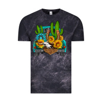 Cloud Black western truck Horseshoe Vintage Tee - HRA Design Shop