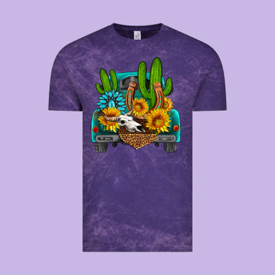 Western Truck Horseshoe Vintage Tee Designed By Hra Design Shop