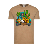 Vintage Coffee western truck Horseshoe Vintage Tee - HRA Design Shop