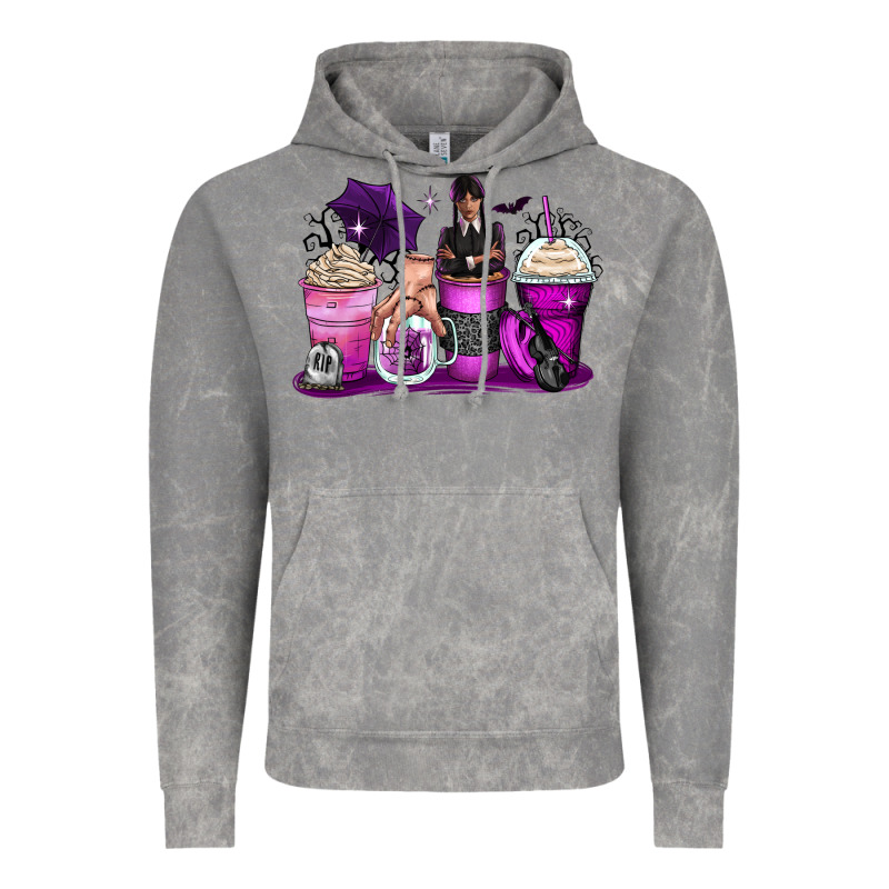 Wednesday Coffee Cups Vintage Hoodie by Zillion Design Studio | Teevron