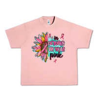 Salmon sunflower in october we wear pink Urban Heavy Tee - AdoDesignShop