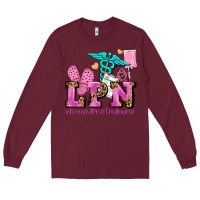 Burgundy lpn licensed practical nurse Long Sleeve Tee - AdoDesignShop