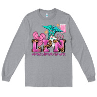 Heather Grey lpn licensed practical nurse Long Sleeve Tee - AdoDesignShop