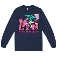 Navy lpn licensed practical nurse Long Sleeve Tee - AdoDesignShop