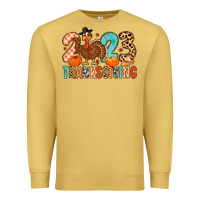 Antique Gold 2023 thanksgiving Premium Sweatshirt - MaliasSmallBusiness