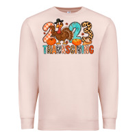 Pale Pink 2023 thanksgiving Premium Sweatshirt - MaliasSmallBusiness