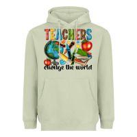 Matcha teachers change the world Heavyweight Hoodie - NancyCooperArtShop