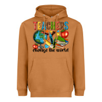 Meerkat teachers change the world Heavyweight Hoodie - NancyCooperArtShop
