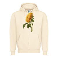 Sandshell teddy bear sunflower Zipper Hoodie - LillyAllenDesigns
