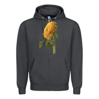 Smoke teddy bear sunflower Zipper Hoodie - LillyAllenDesigns