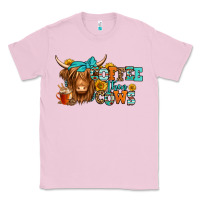 Bubblegum Pink coffee then cows longhaired cow Classic Tee - Jasminsmagicworld