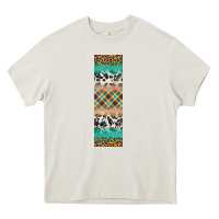 Cream fall pattern Heavy Core Tee - Artiststas