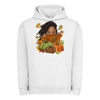 Pigment Lunar Rock Fall with black girl Urban Hoodie - NancyCooperArtShop
