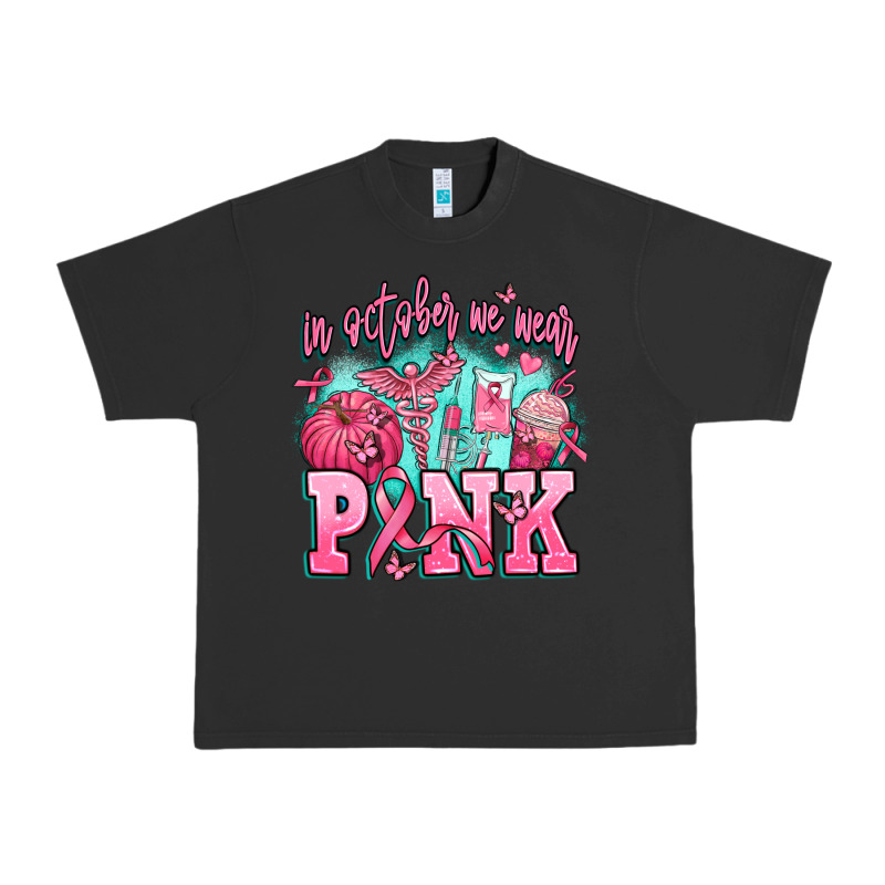 In October We Wear Pink Urban Heavy Tee by AdoDesignShop | Teevron