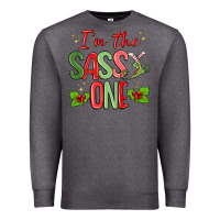 Charcoal Heather im the sassy one Premium Sweatshirt - MaliasSmallBusiness