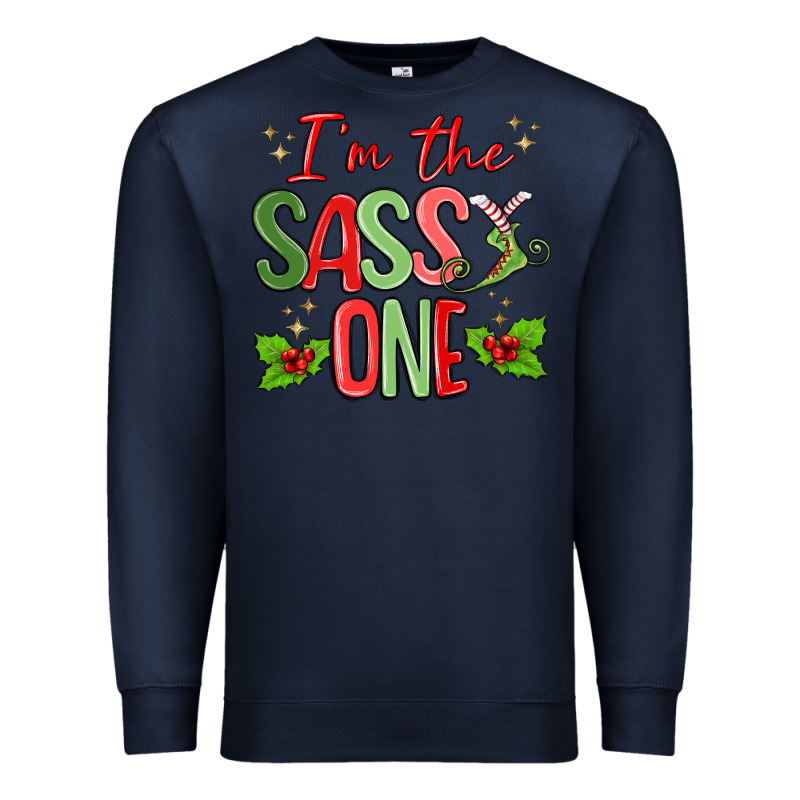 Im The Sassy One Premium Sweatshirt by MaliasSmallBusiness | Teevron