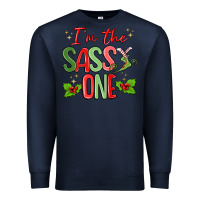 Navy im the sassy one Premium Sweatshirt - MaliasSmallBusiness