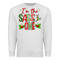 Oatmeal Heather im the sassy one Premium Sweatshirt - MaliasSmallBusiness