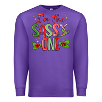 Purple im the sassy one Premium Sweatshirt - MaliasSmallBusiness