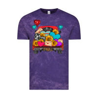 Cloud Purple western truck with heart Vintage Tee - HRA Design Shop