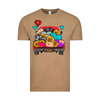 Vintage Coffee western truck with heart Vintage Tee - HRA Design Shop