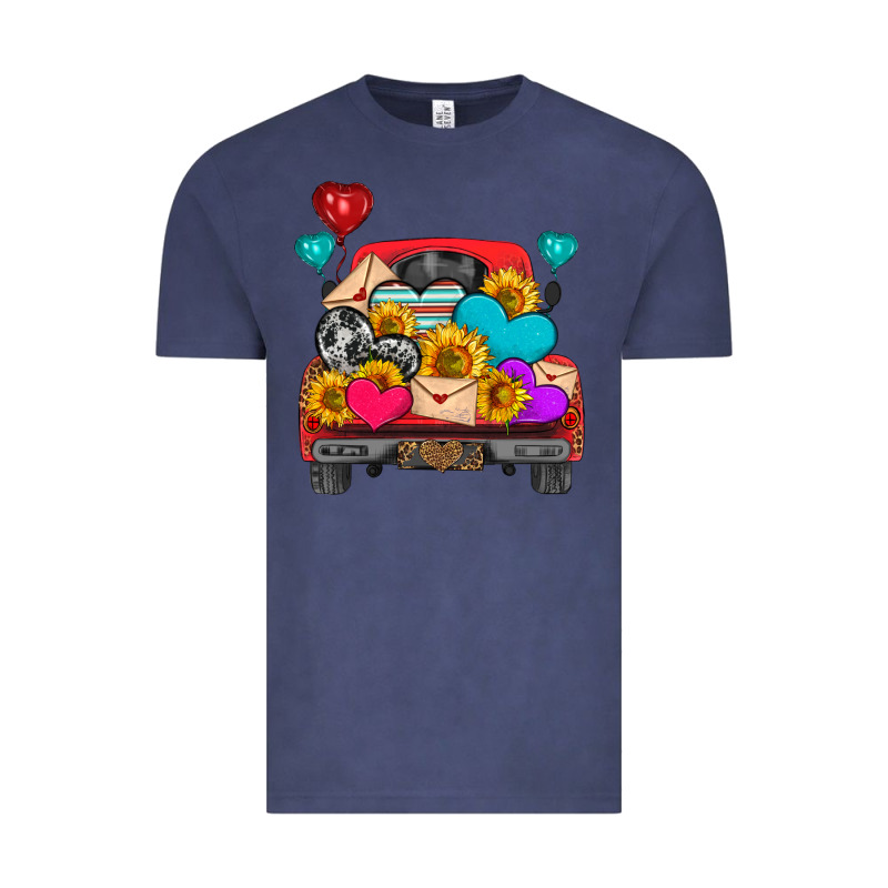 Western Truck With Heart Vintage Tee by HRA Design Shop | Teevron