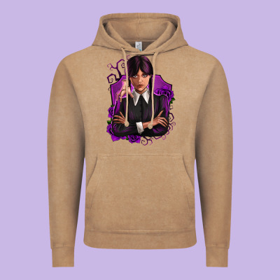 Wednesday Vintage Hoodie Designed By Zillion Design Studio