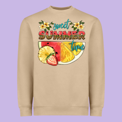 Sweet Summer Time Heavyweight Sweatshirt Designed By Hra Design Shop