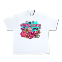 White in october we wear pink american football Urban Heavy Tee - AdoDesignShop