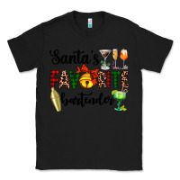 Black santa's favorite bartender Classic Tee - AdoDesignShop