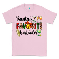 Bubblegum Pink santa's favorite bartender Classic Tee - AdoDesignShop