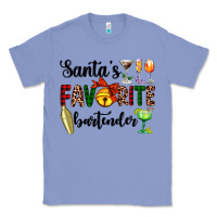 Colony Blue santa's favorite bartender Classic Tee - AdoDesignShop