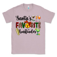 Lilac santa's favorite bartender Classic Tee - AdoDesignShop