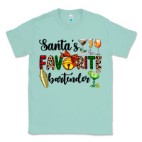 Seafoam santa's favorite bartender Classic Tee - AdoDesignShop