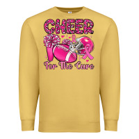 Antique Gold cheer for the cure Premium Sweatshirt - MaliasSmallBusiness
