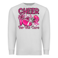 Dove Grey cheer for the cure Premium Sweatshirt - MaliasSmallBusiness