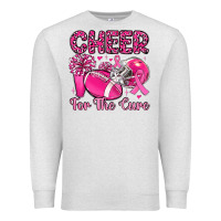 Oatmeal Heather cheer for the cure Premium Sweatshirt - MaliasSmallBusiness