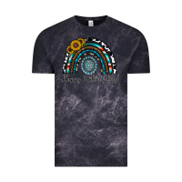 Cloud Black happy mother's day rainbow Vintage Tee - CowhideDigitalArt
