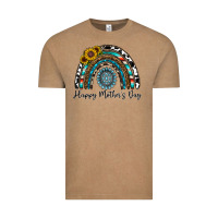 Vintage Coffee happy mother's day rainbow Vintage Tee - CowhideDigitalArt