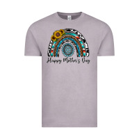 Vintage Zinc happy mother's day rainbow Vintage Tee - CowhideDigitalArt