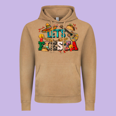 Let's Fiesta Vintage Hoodie Designed By Cts Tumbler Store