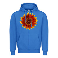 True Royal little becka sunflower Zipper Hoodie - LillyAllenDesigns