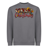 Storm cowboy christmas Heavyweight Sweatshirt - FaDigitalArtStudio