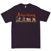 Plum american mama Premium Tee - BarkalooDesign