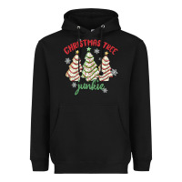 Black christmas tree junkie Heavyweight Hoodie - MaliasSmallBusiness